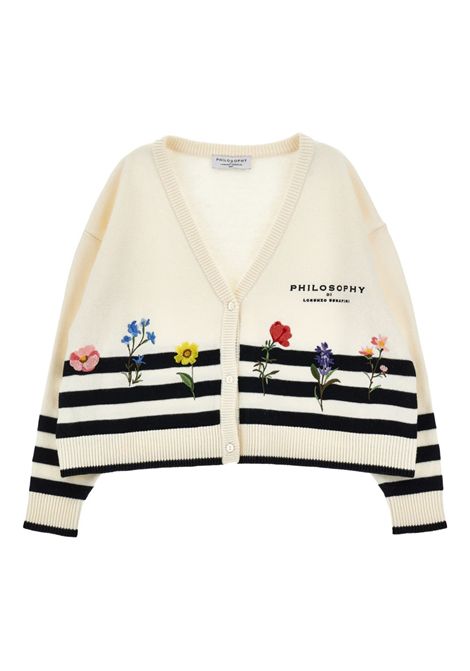 Cardigan con logo PHILOSOPHY KIDS | I9G802 70340150